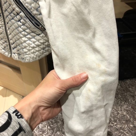 Generation Love quilted acid wash moto style Jean jacket-acid wash look - Picture 7 of 8